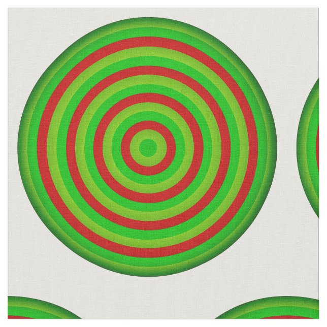 Tela Tejido de algodón de algodón con diseño circular (De cerca)