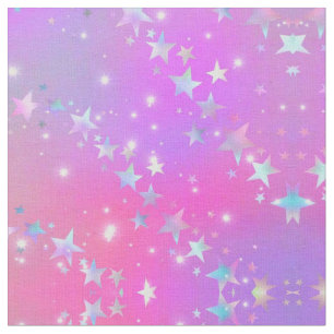 Tela Tejido de algodón de cielo rosado