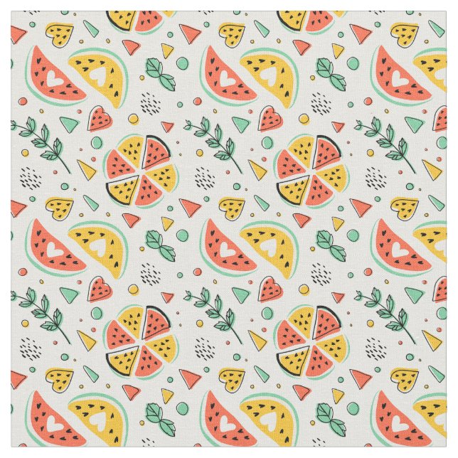 Tela Tejido de algodón de sandía mate (De cerca)