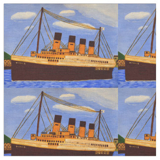 Tela Tejido de algodón Titanic