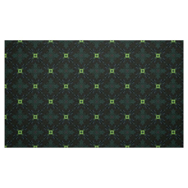 Tela Tejido de algodón verde oscuro Personalizado cerca ("Cuarto gordo" (fat quarter))