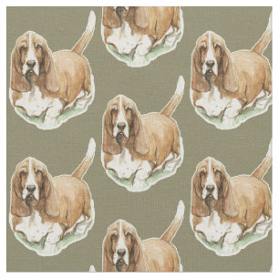 Tela Tejido de arte de perro ahumado