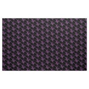 Tela Tejido de arte violeta negro fractal