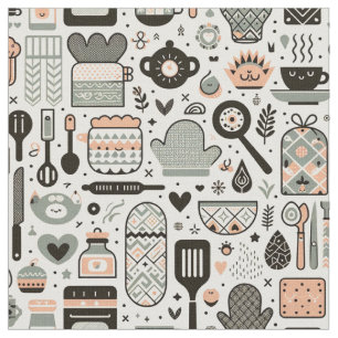 Tela Tejido de artesanía elegante - Diseño culinario mo