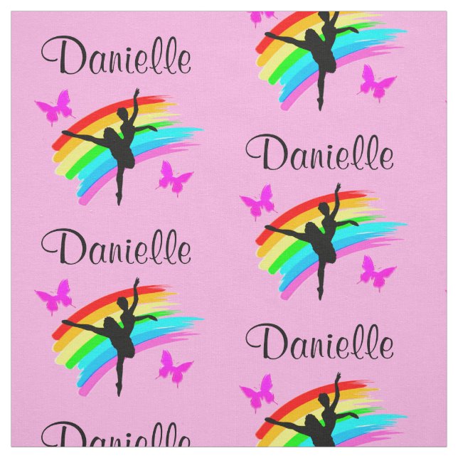 Tela TEJIDO DE BAILE PERSONALIZADO DE bonito PINK RAINB (Retal)