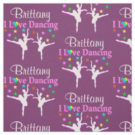 TELA TEJIDO DE BALERINA PERSONALIZADO PURPLE Y PINK