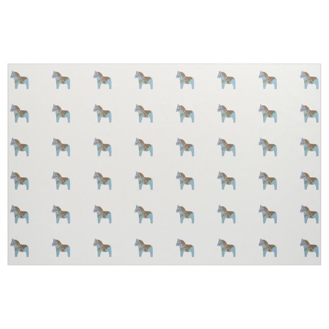 Tela Tejido de caballos Blue Dala ("Cuarto gordo" (fat quarter))