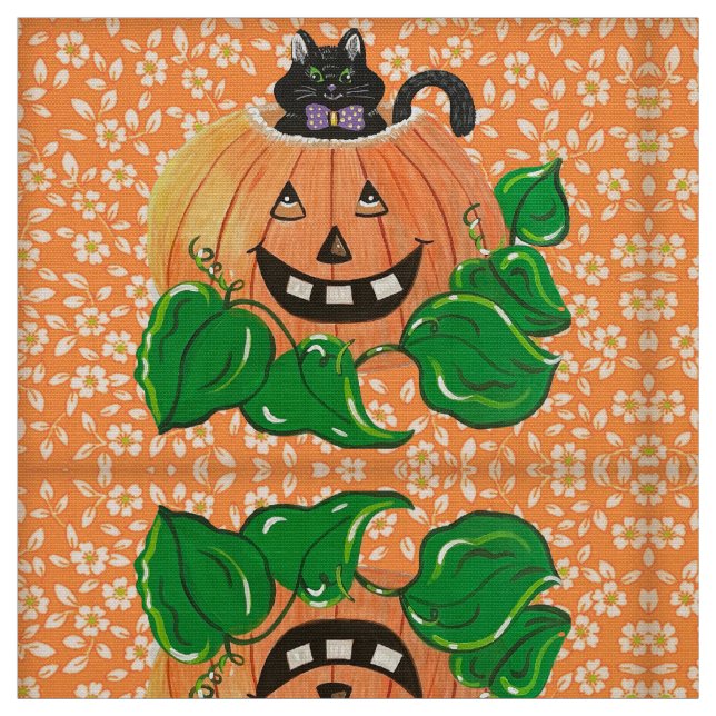 Tela Tejido de calabaza Kitty (Retal)
