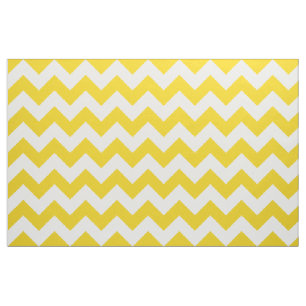 Tela Tejido de Chevron Zigzag amarillo limón