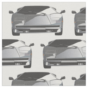Tela Tejido De Coche Exótico Gris