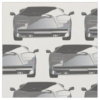 Tela Tejido De Coche Exótico Gris