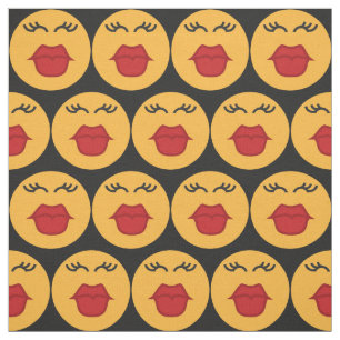 Tela Tejido de color del personalizado del emoticono de