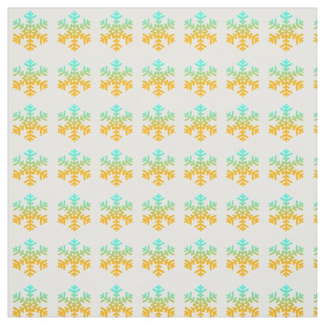 Tela Tejido de copos de nieve (Retal)