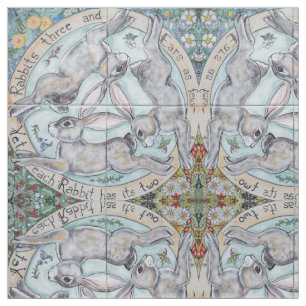 Tela Tejido De Cuero De Conejo De Cuatro Estaciones Med