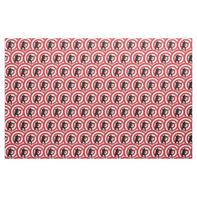 Tela Tejido de diseño de arcos ("Cuarto gordo" (fat quarter))