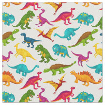 Tejido de diseño de dinosaurios