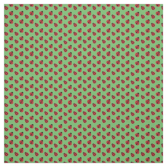 Tela Tejido de diseño de Ladybugs (Retal)
