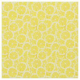 Tela Tejido de diseño de lémones en lona