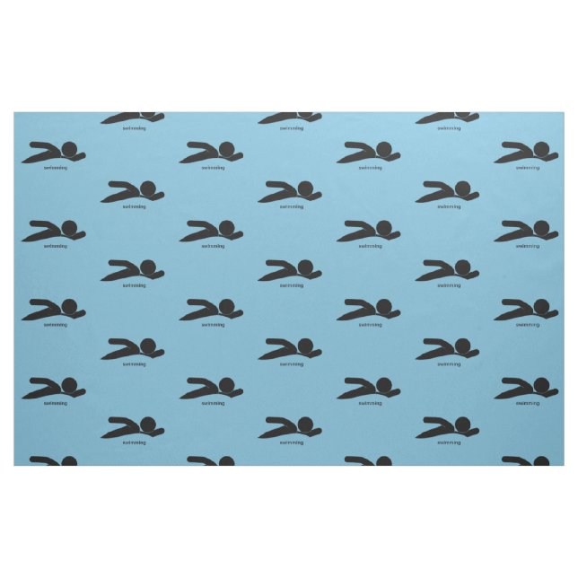 Tela Tejido De Diseño De Natación ("Cuarto gordo" (fat quarter))