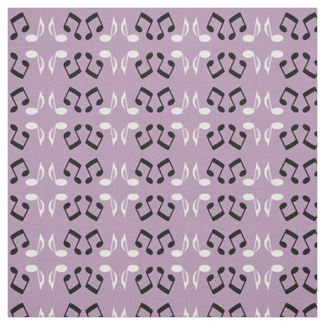 Tela Tejido de diseño de notas musicales (Retal)