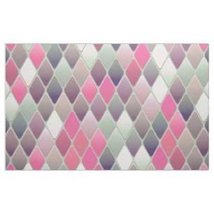 Tela Tejido de diseño geométrico, Algodón (58" de ancho