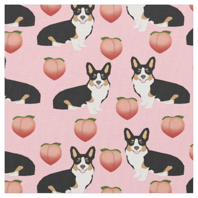 Tela tejido de emoji tricorgi (De cerca)