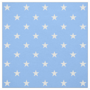 Tela Tejido de estrellas azules