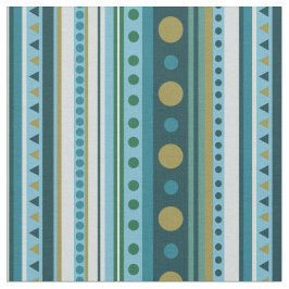 Tela Tejido de franjas azules Verde azuladas tribales m