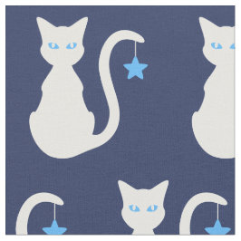 Tela Tejido de gato blanco