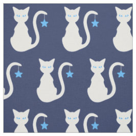 Tela Tejido de gato blanco