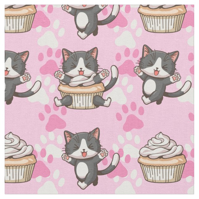 Tela Tejido de gatos de corte (De cerca)