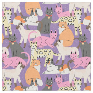 Tela Tejido de gatos de corte