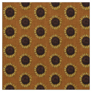 Tela Tejido de girasol Algodón o poli