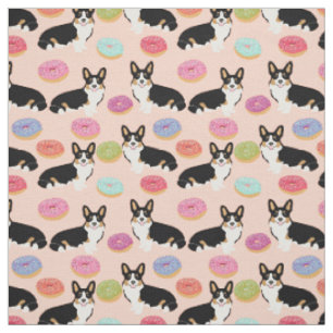 Tela Tejido de hongos triples - bonito corgo