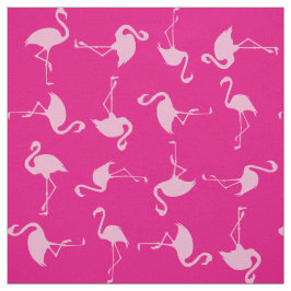 Tela Tejido de impresión trópico rosado Flamingo Cute