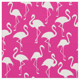 Tela Tejido de impresión trópico rosado Flamingo Cute