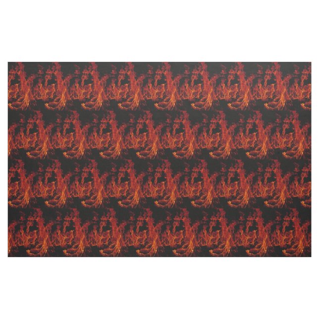 Tela Tejido de incendios ("Cuarto gordo" (fat quarter))