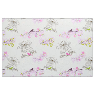 Tela Tejido de jaula de aves florales 2
