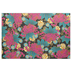 Tela Tejido de kimono de impresión japonés sobredimen