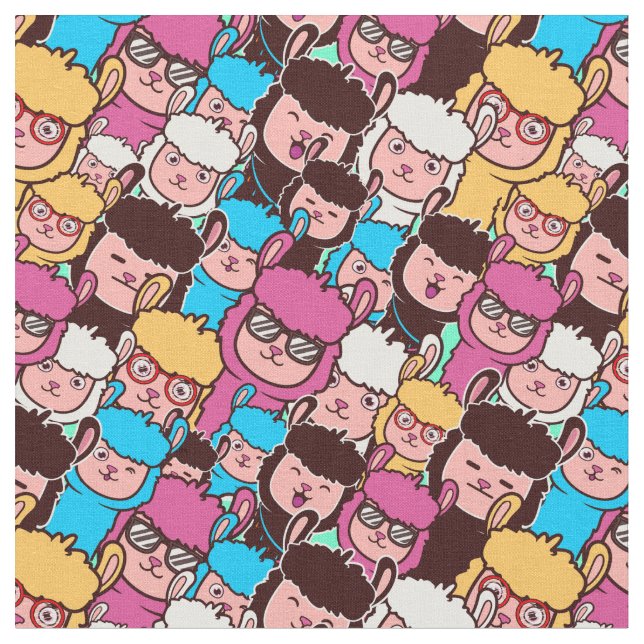 Tela Tejido de Llamas (De cerca)