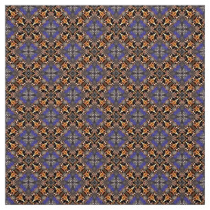 Tela Tejido de mobiliario de color azul Glitch2