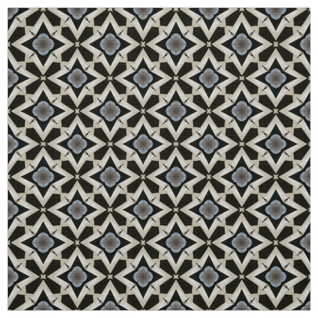 Tela Tejido de mobiliario negro gris (Retal)