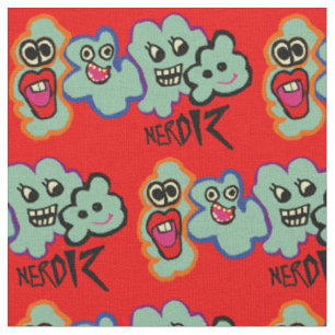 Tela tejido de monstruos de personalizado de los nerds
