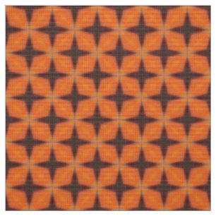 Tela Tejido de motivos estelares Glitch2 Brown