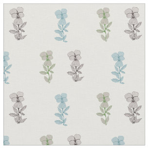 Tela Tejido de motivos floral elegante