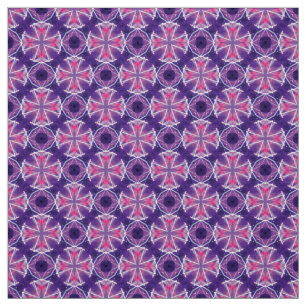 Tela Tejido de muebles de magenta azul Glitch2