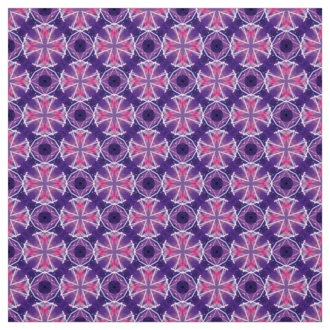 Tela Tejido de muebles de magenta azul Glitch2 (Retal)