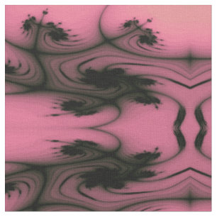 Tela Tejido de naves de Swirls gótico