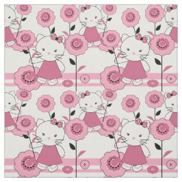 Tela Tejido de niños de gatito personalizado