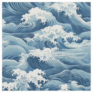 Tela Tejido de olas oceánicas
